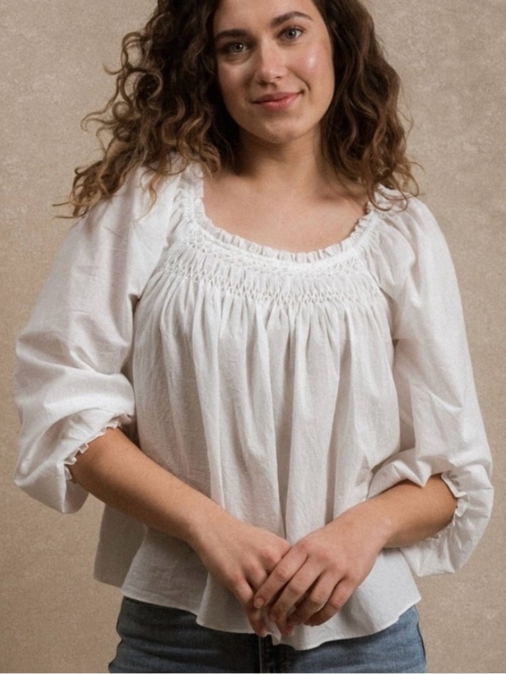 Neuflora Cloudridge Cotton Blouse Medium